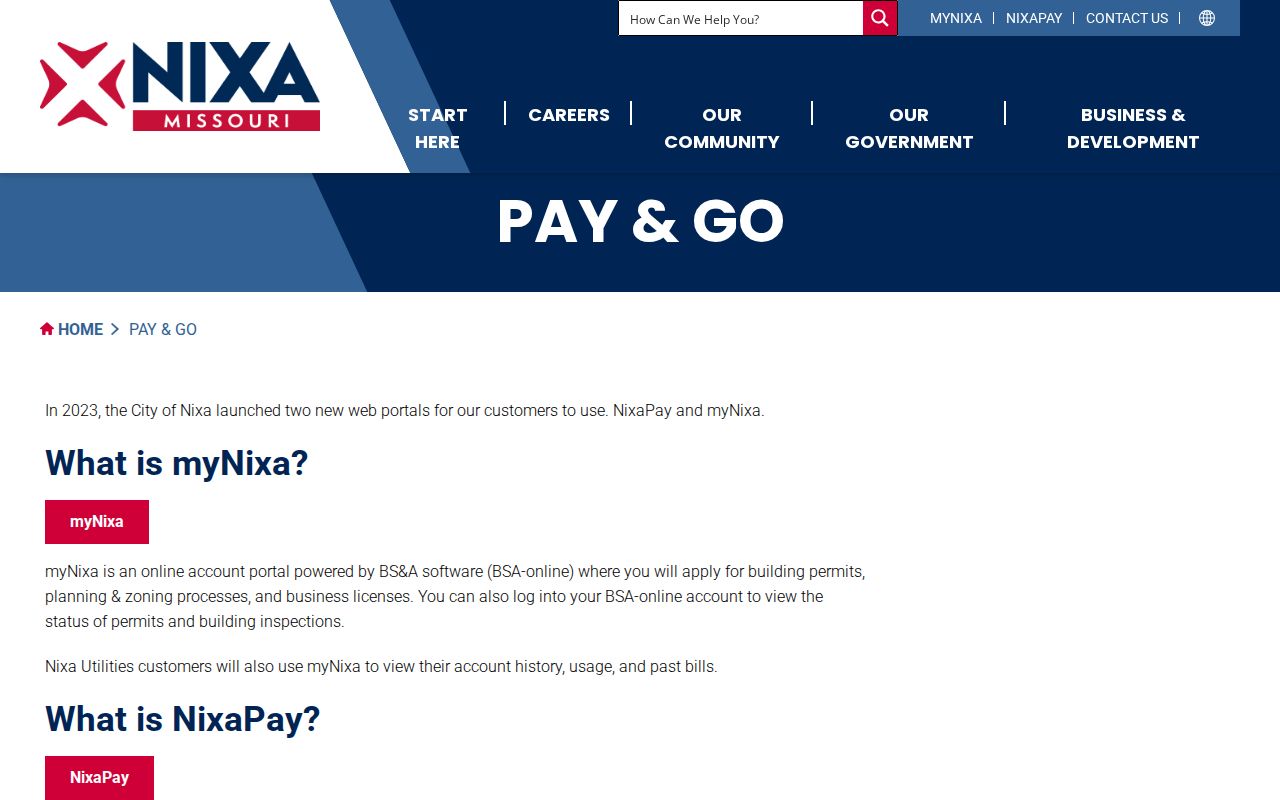 Nixa municipal ticket payment information